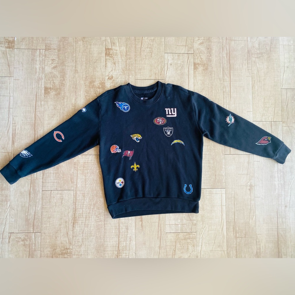 nfl team apparel sweater black size Small (HGYN)